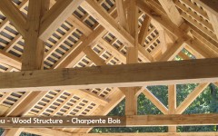 Moderne Eiche Frame Holz Strukturen - Sarl Merlot - Richelieu
