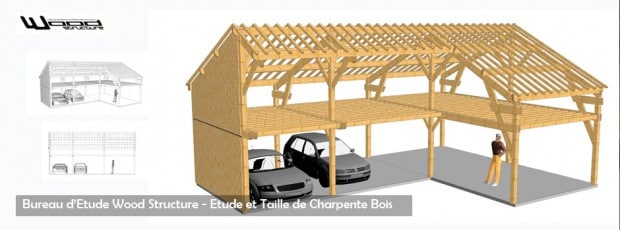 Taille de Charpente Bois – Wood Structure – Sarl Merlot