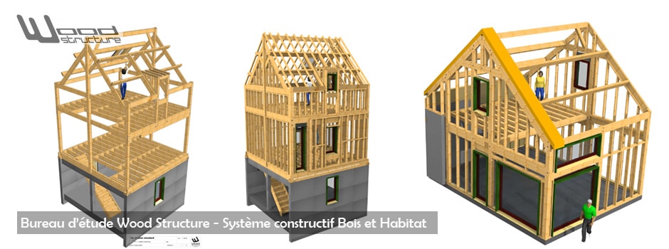 Bureau Etude Bois - Système constructif bois et habitat - Wood Structure