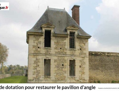 Restauration du pavillon d’angle du mur d’enceinte de Richelieu 37