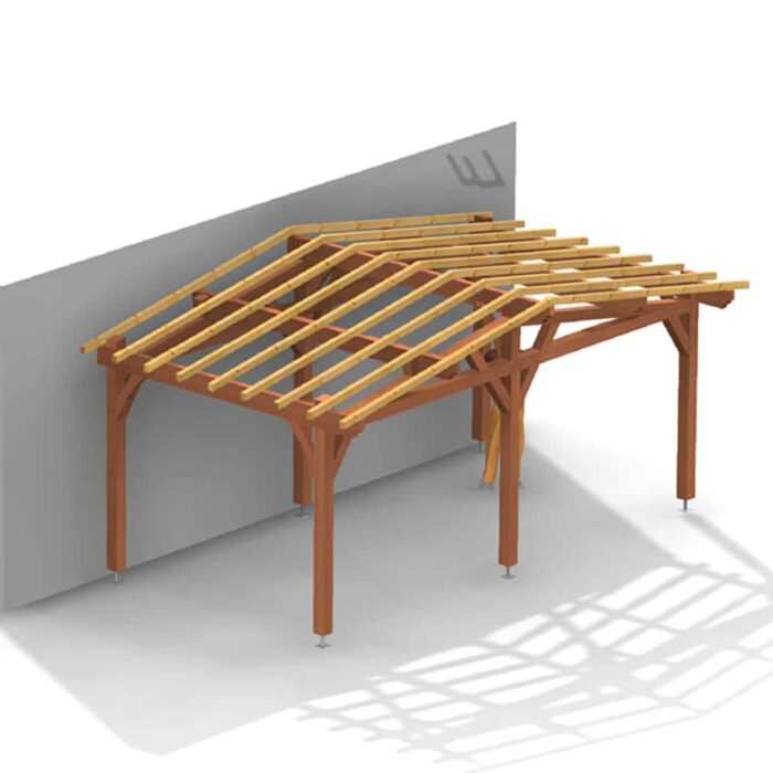 Appentis 2 Pans M 6 x 3 – Image 2