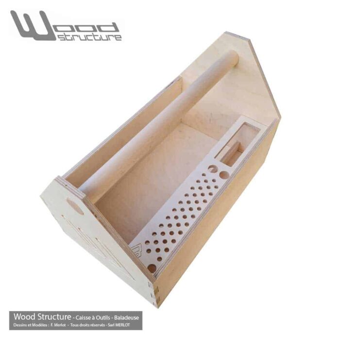 Caisse à outils - Baladeuse Charpentier Bois – Image 5
