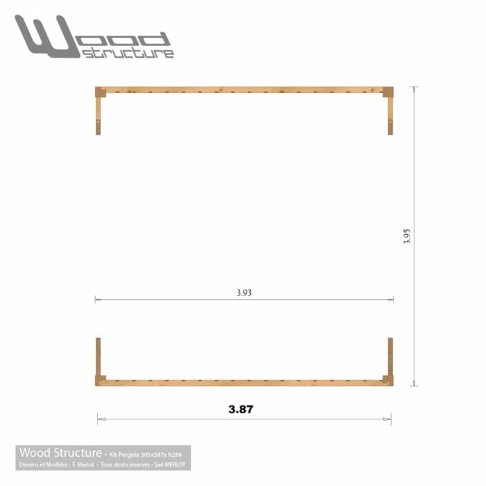 Pergola Léman L 4 x 4 – Image 4