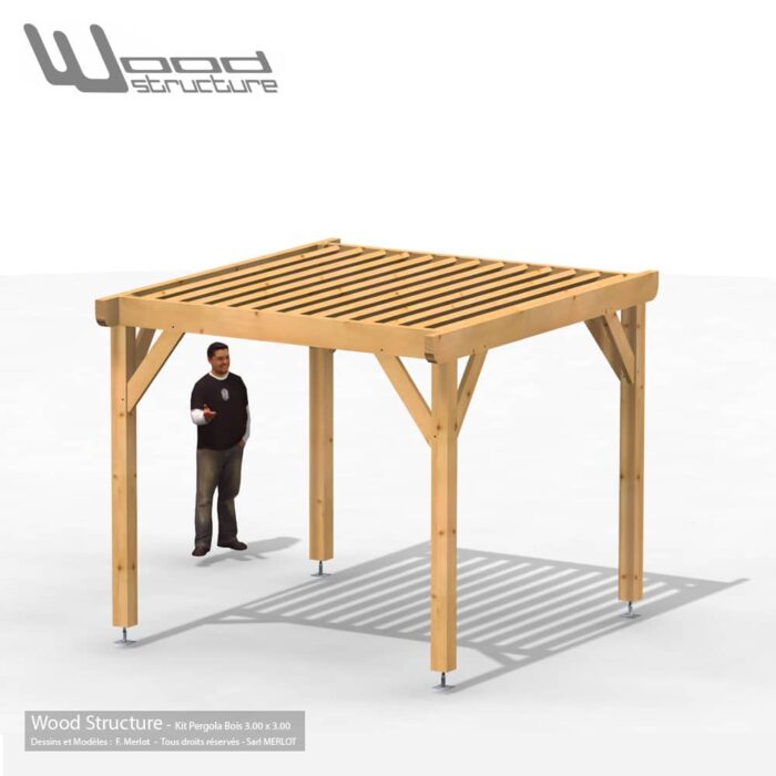 Pergola Léman M 3 x 3 – Image 2