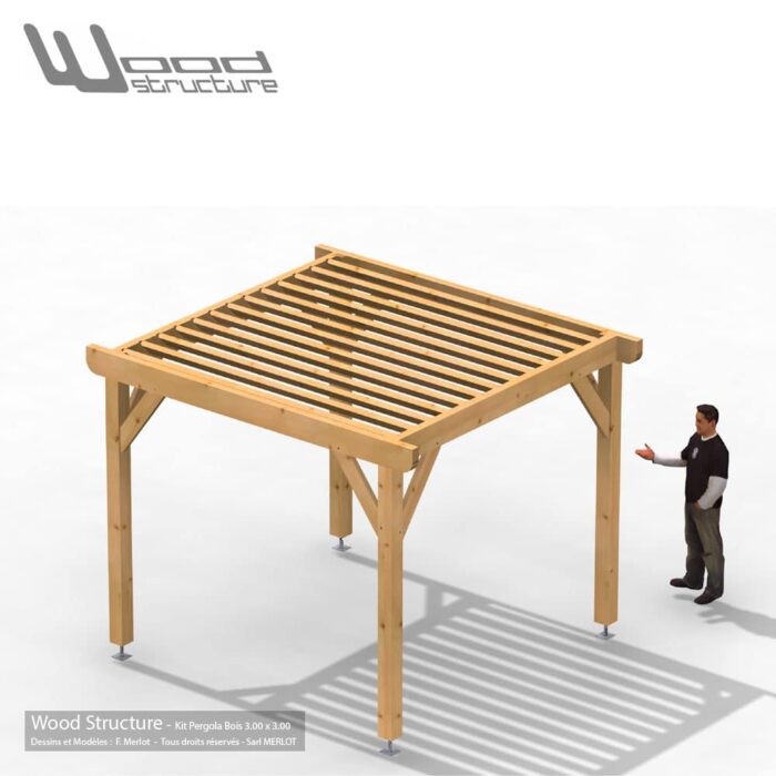 Pergola Léman M 3 x 3 – Image 3