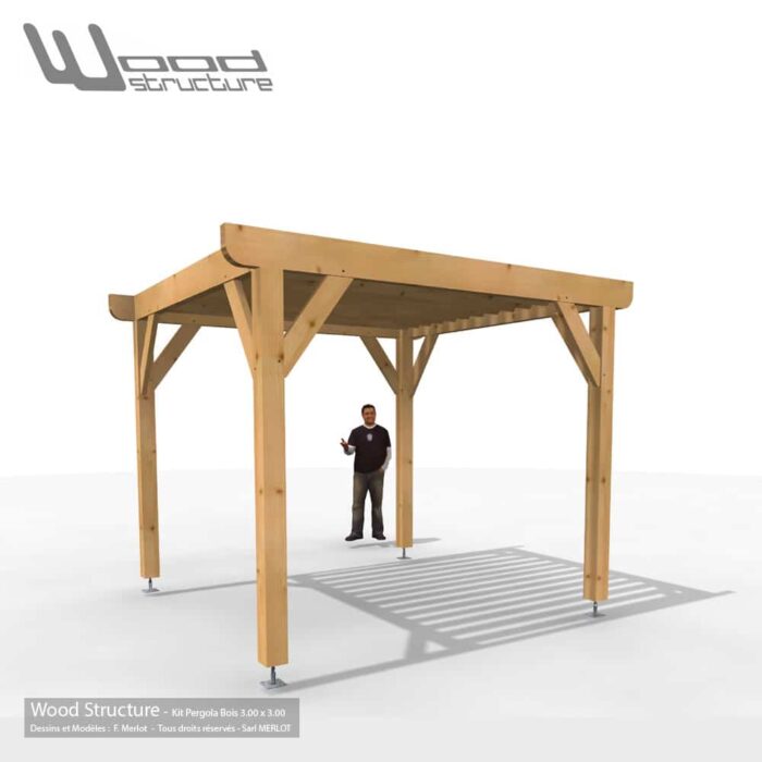Pergola Léman M 3 x 3