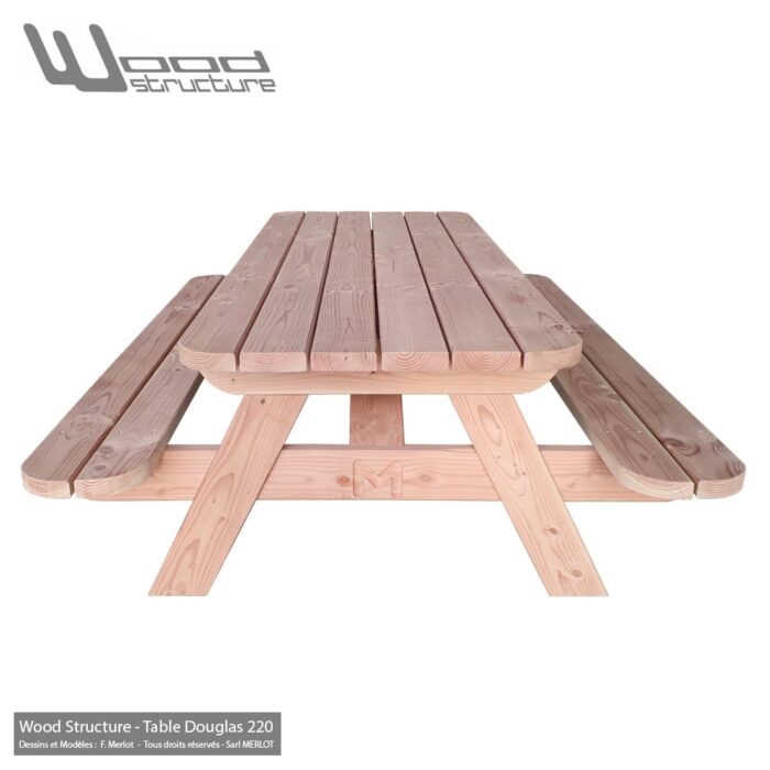 Table Pique-Nique L Douglas – Image 2