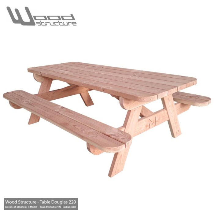 Table Pique-Nique L Douglas – Image 4