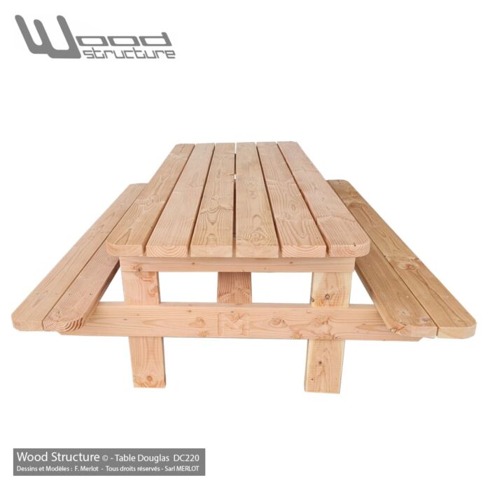 Table Pique-Nique Douglas DC220 – Image 2
