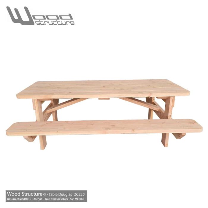 Table Pique-Nique Douglas DC220 – Image 3