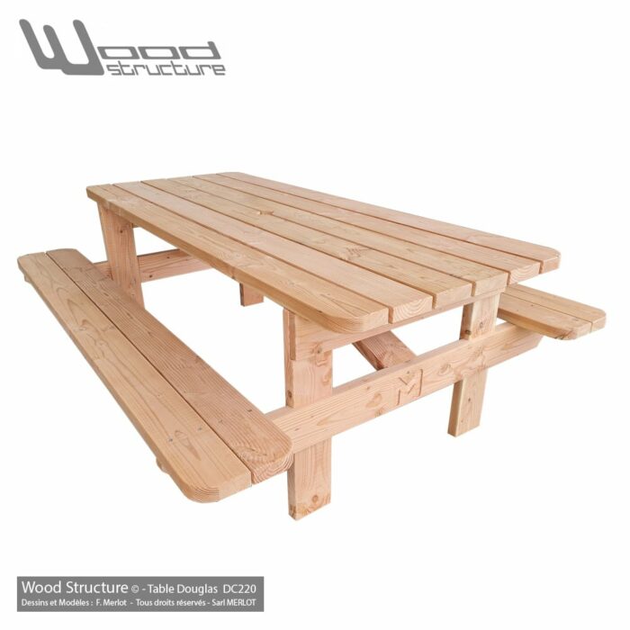 Table Pique-Nique Douglas DC220 – Image 4