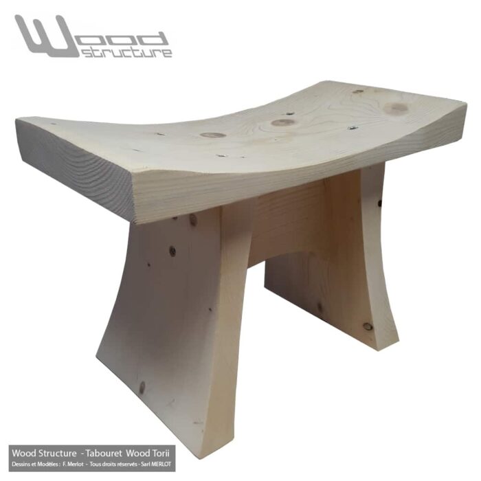 Tabouret Wood Torii – Image 2