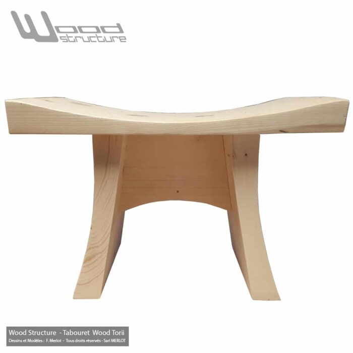 Tabouret Wood Torii – Image 3