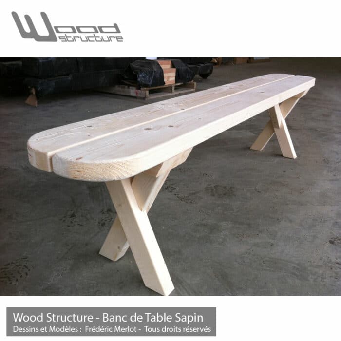 Banc de Table Sapin 200 – Image 6