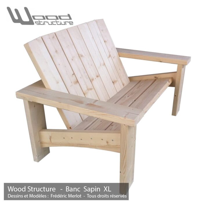 Banc Sapin XL