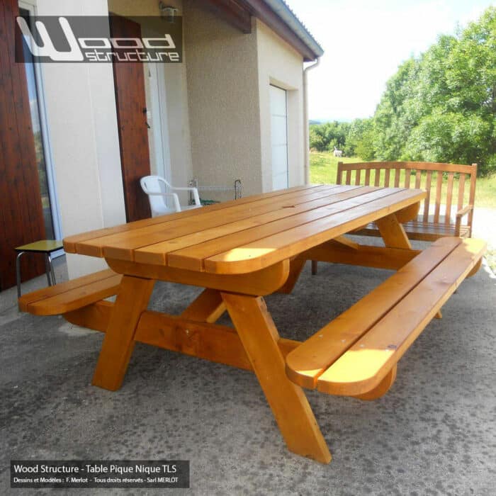 Table pique-nique L Sapin – Image 5