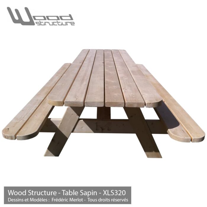 Table pique-nique XL