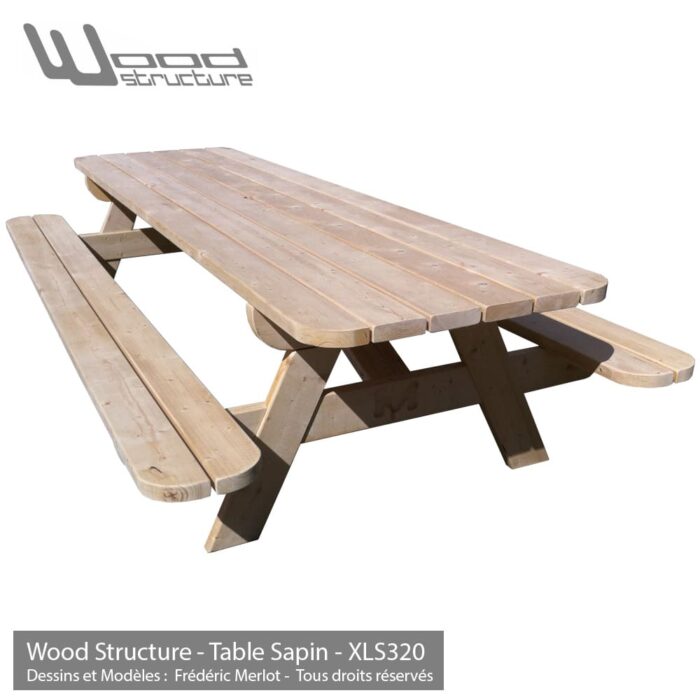 Table pique-nique XL – Image 2