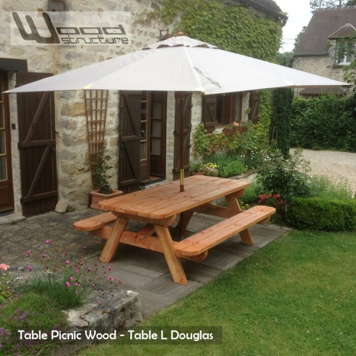 Table Pique-Nique L Douglas – Image 3