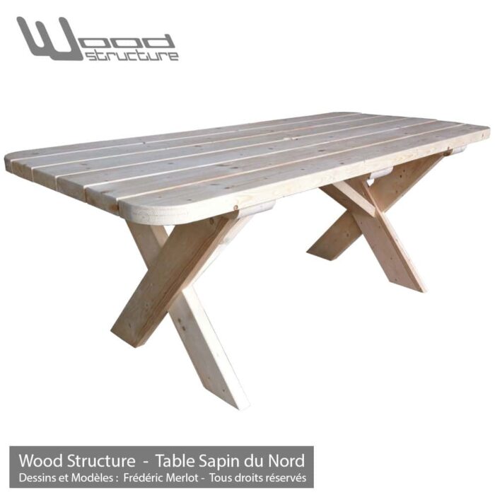 Table Sapin 200