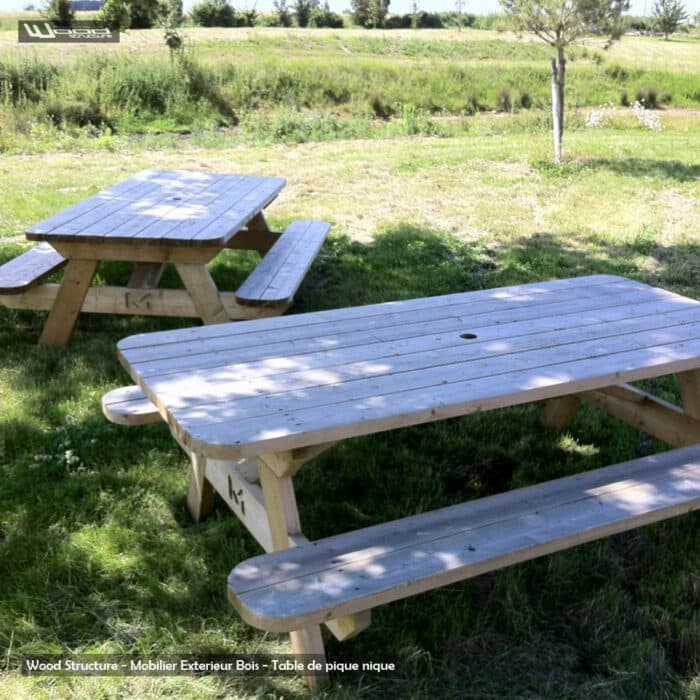 Table pique-nique L Sapin – Image 4
