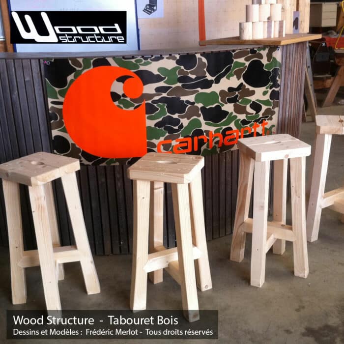 Tabouret Bois – Image 4