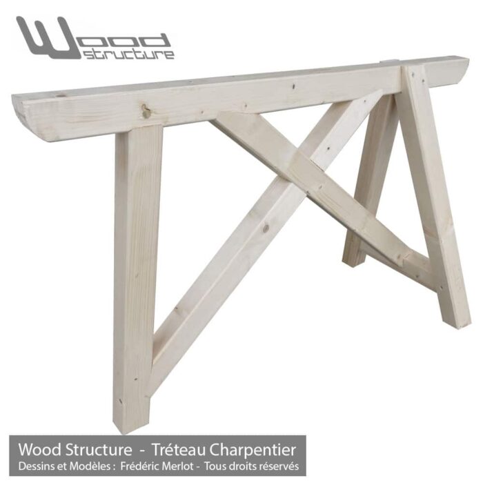 Tréteau Bois Trépied